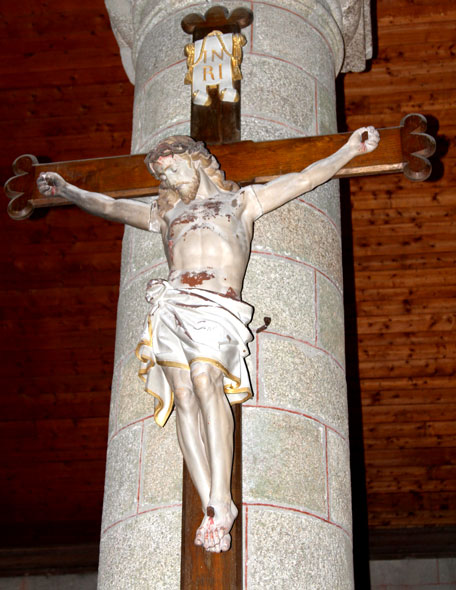 Statue de l'glise Saint-Briac de Bourbriac (Bretagne)