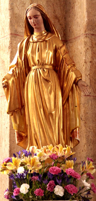 Statue de l'glise Saint-Briac de Bourbriac (Bretagne)