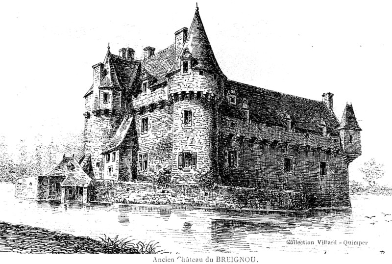 Manoir de Breignou à Bourg-Blanc (Bretagne).