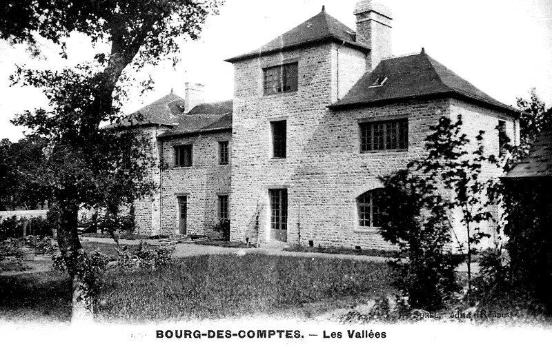 Manoir des Valles  Bourg-des-Comptes (Bretagne).