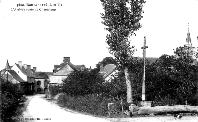 Ville de Bourgbarr (Bretagne).