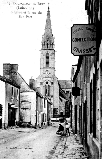 Eglise de Bourgneuf-en-Retz (anciennement en Bretagne).