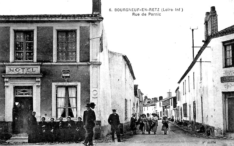 Ville de Bourgneuf-en-Retz (anciennement en Bretagne).