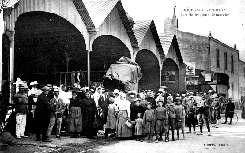 Halles de Bourgneuf-en-Retz (anciennement en Bretagne).