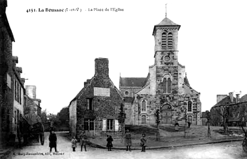 Ville de La Boussac (Bretagne).