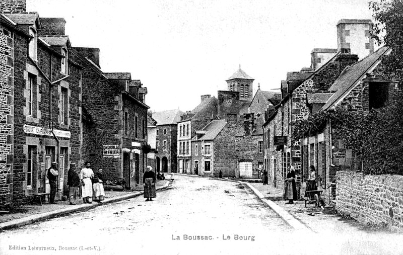 Ville de La Boussac (Bretagne).