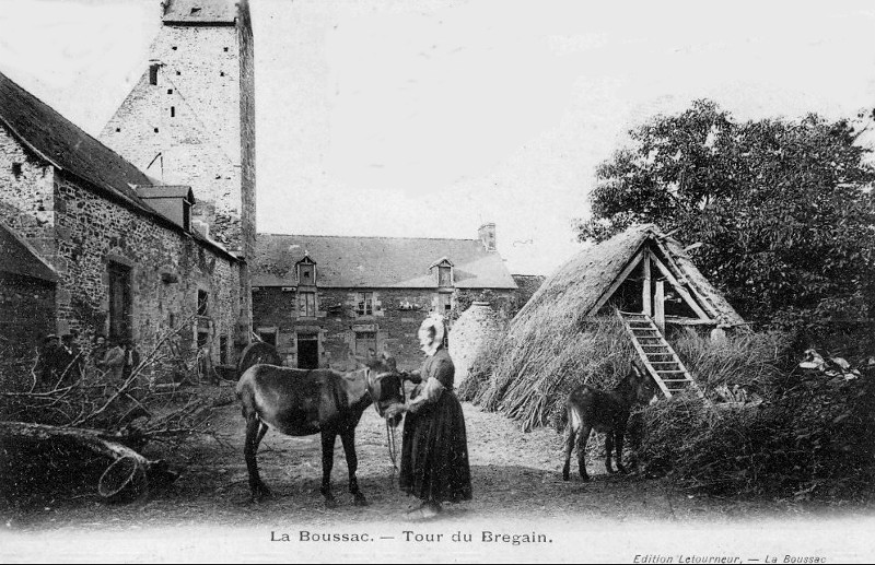 Ville de La Boussac (Bretagne).