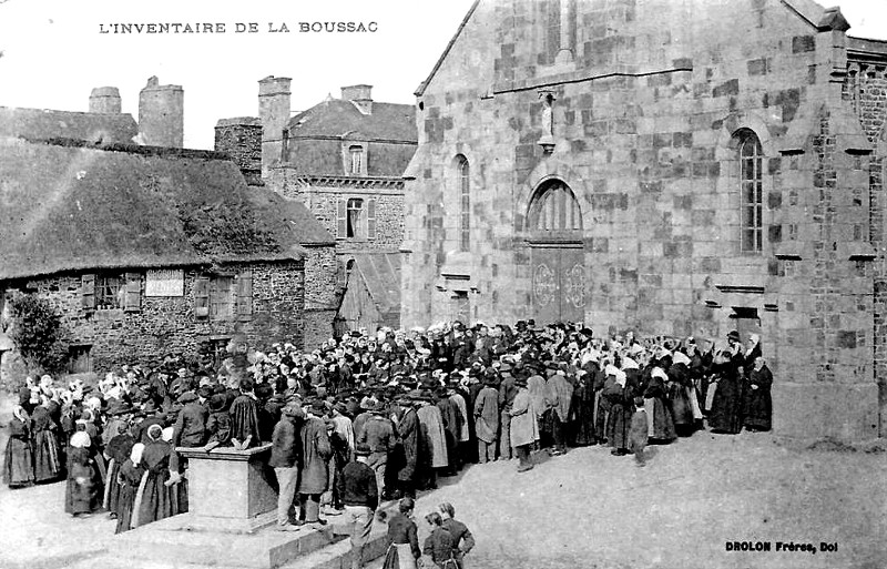 Ville de La Boussac (Bretagne).