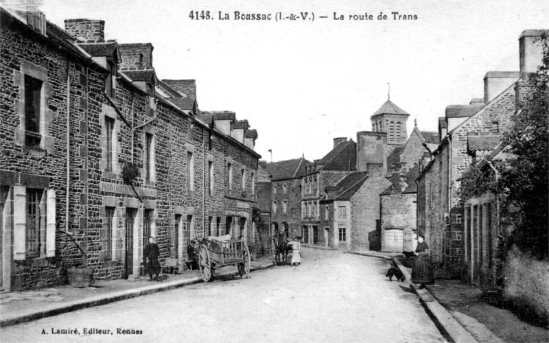 Ville de La Boussac (Bretagne).