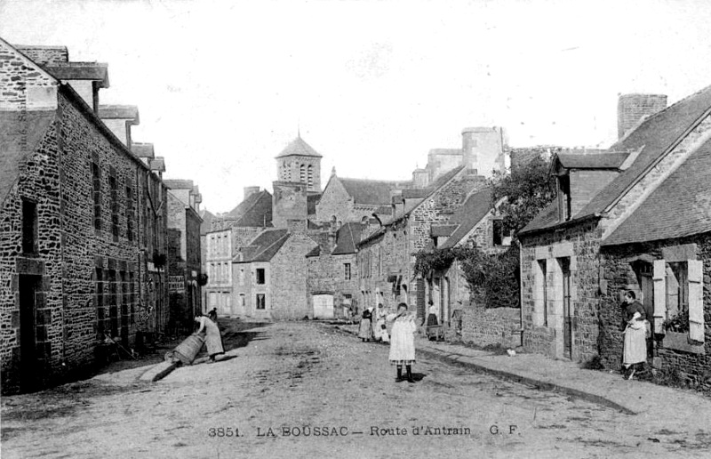 Ville de La Boussac (Bretagne).