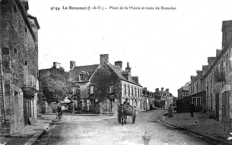 Ville de La Boussac (Bretagne).