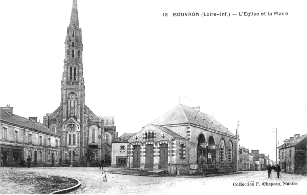 Ville de Bouvron, anciennement en Bretagne.