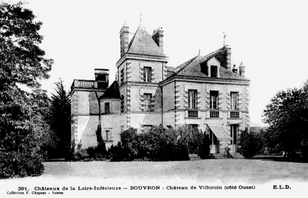 Manoir ou chteau de Bouvron, anciennement en Bretagne.