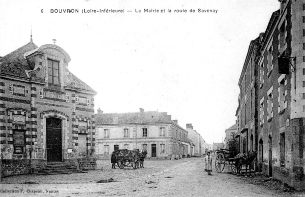 Ville de Bouvron, anciennement en Bretagne.