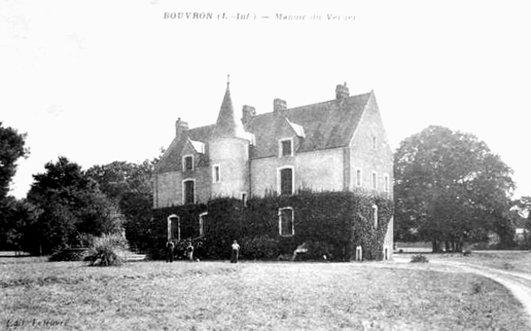 Manoir ou château de Bouvron, anciennement en Bretagne.
