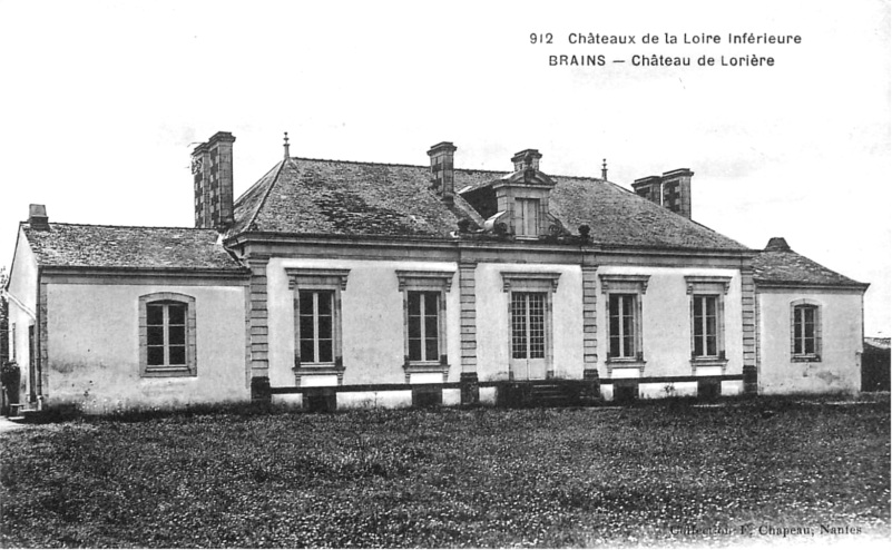 Chteau de Lorire  Brains (Bretagne).