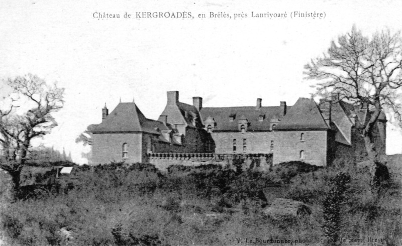 Chteau de Kergroads  Brls (Bretagne).