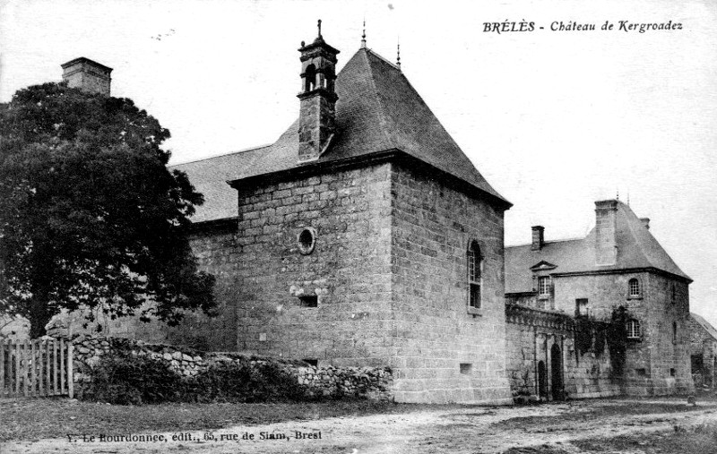Chteau de Kergroads  Brls (Bretagne).