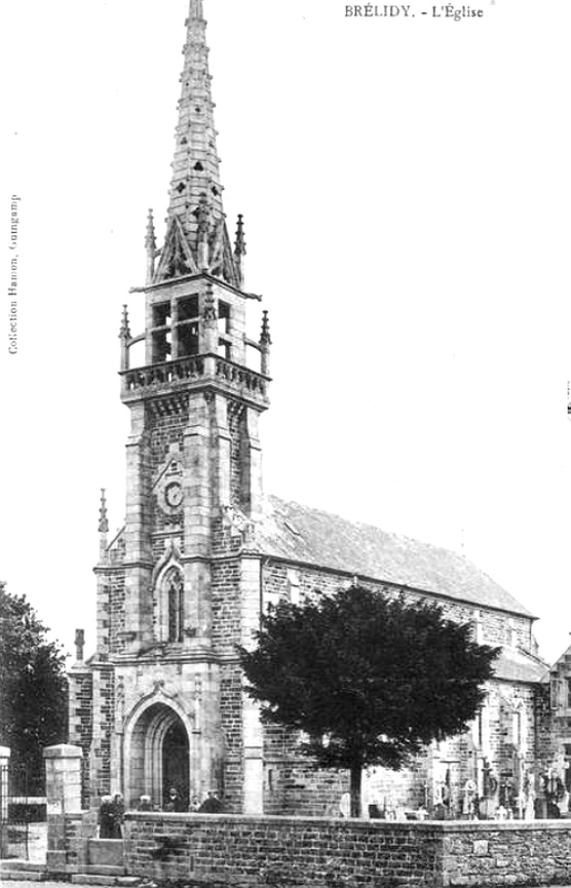 Eglise de Brélidy (Bretagne).