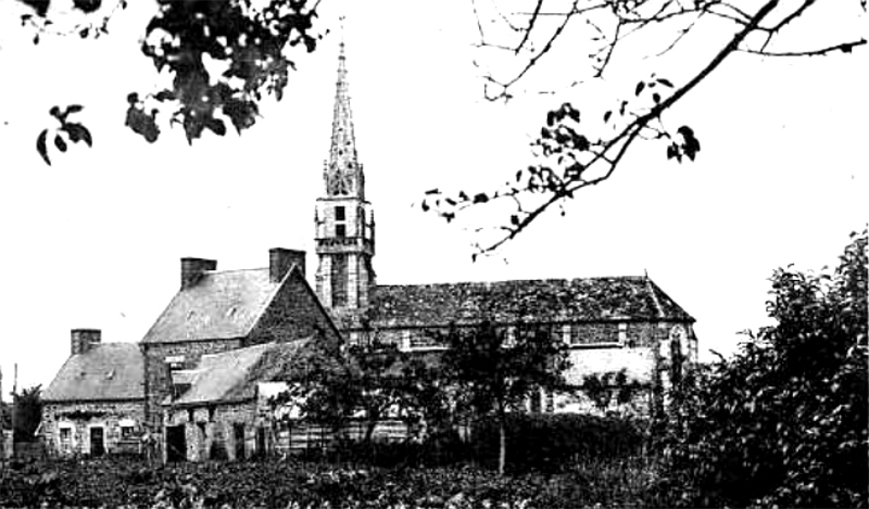 Vue de la ville de Brlidy (Bretagne).