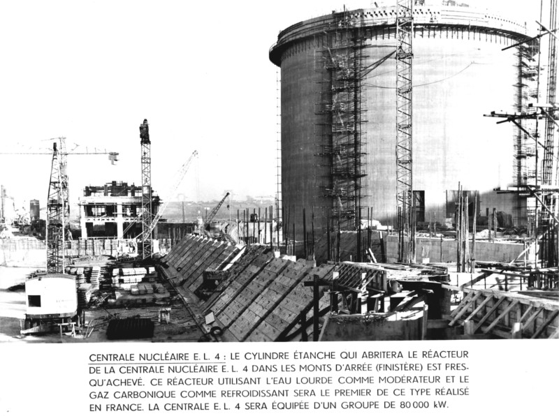 Centrale nucléaire de Brennilis (Bretagne).