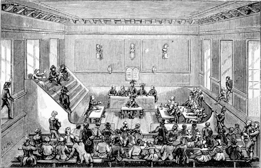 Tribunal rvolutionnaire sous la "Terreur" (1793-1794).