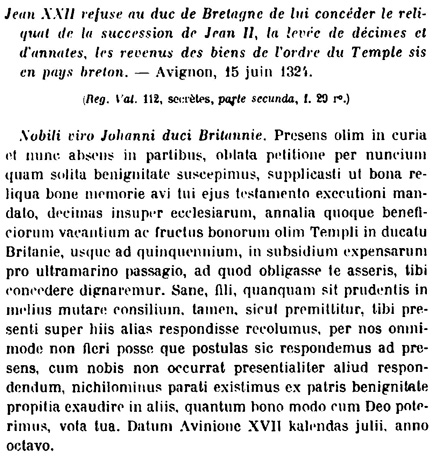 Succession du duc de Bretagne (Partie 6)