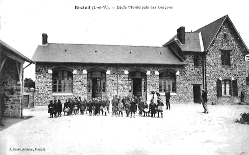 Ville de Breteil (Bretagne).