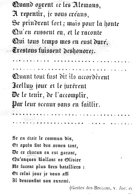 Bretons en Italie au XIVme sicle.