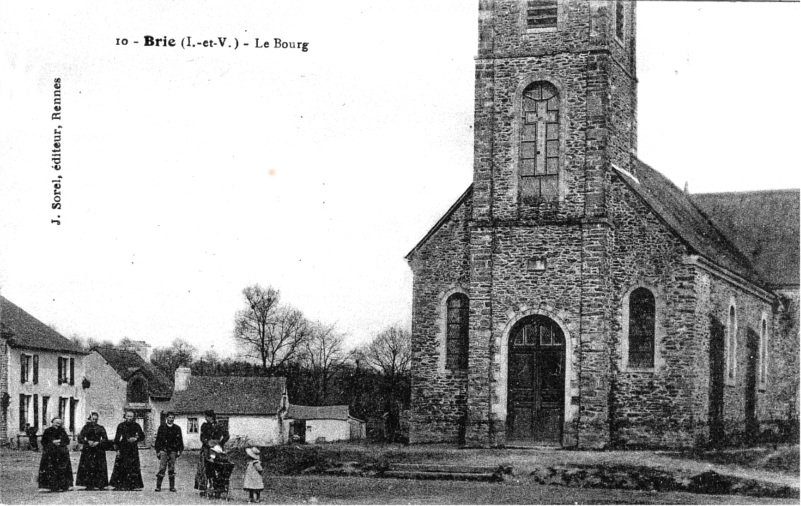 Ville de Brie (Bretagne).