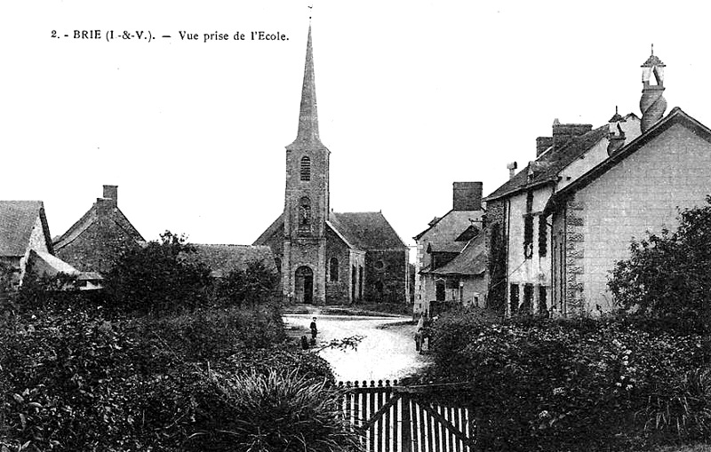 Ville de Brie (Bretagne).