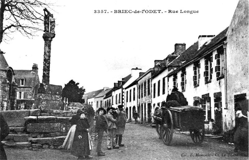 Ville de Briec (Briec-de-l'Odet) en Bretagne.