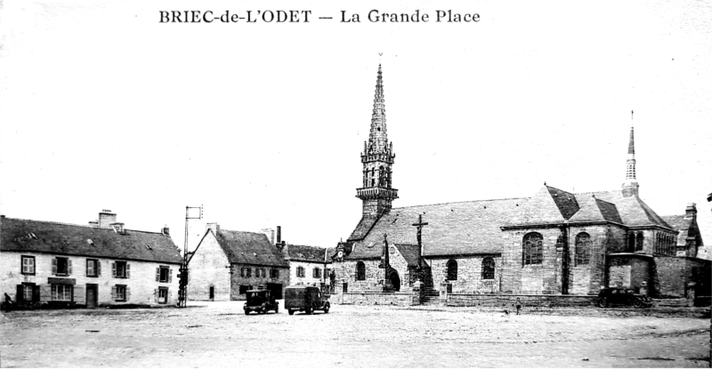 Ville de Briec (Briec-de-l'Odet) en Bretagne.