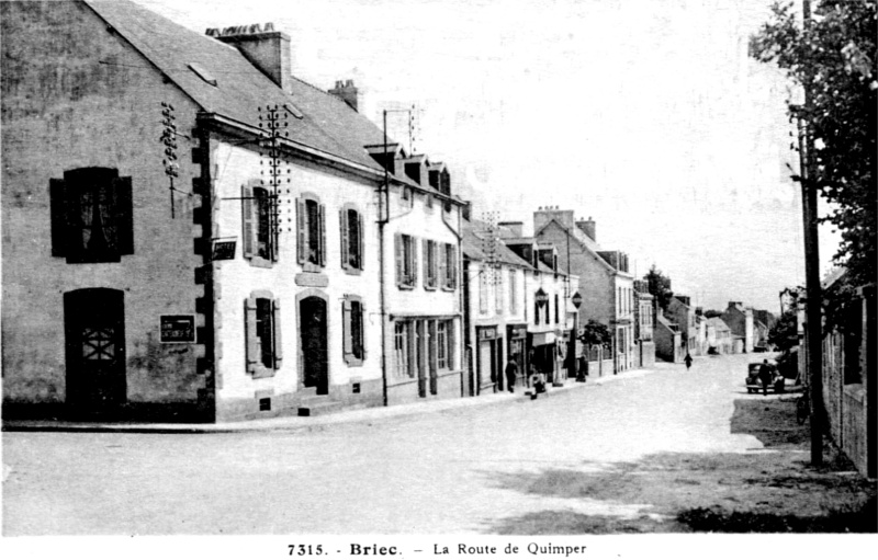 Ville de Briec (Briec-de-l'Odet) en Bretagne.