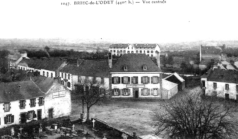 Ville de Briec (Briec-de-l'Odet) en Bretagne.