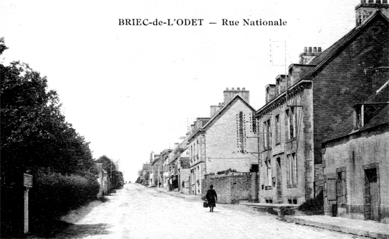 Ville de Briec (Briec-de-l'Odet) en Bretagne.