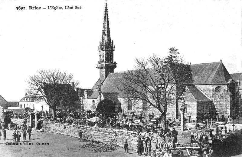 Eglise de Briec (Briec-de-l'Odet) en Bretagne.