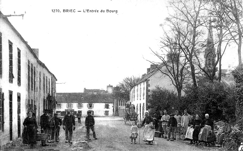 Ville de Briec (Briec-de-l'Odet) en Bretagne.
