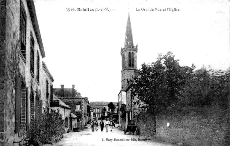 Ville de Brielles (Bretagne).