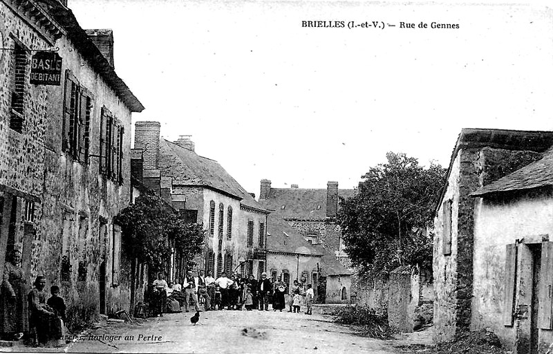 Ville de Brielles (Bretagne).