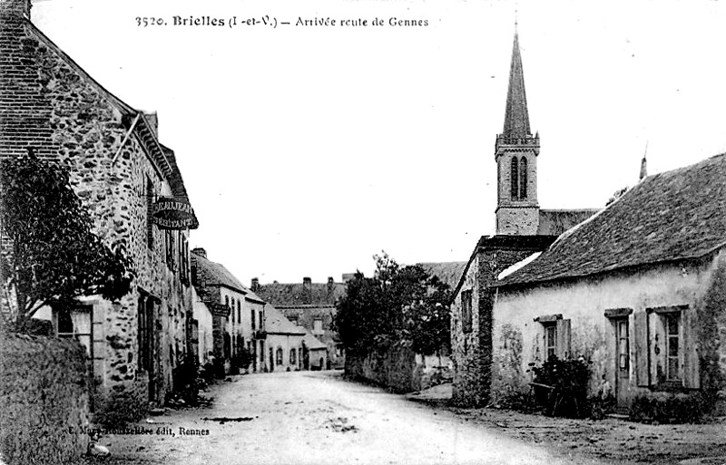 Ville de Brielles (Bretagne).