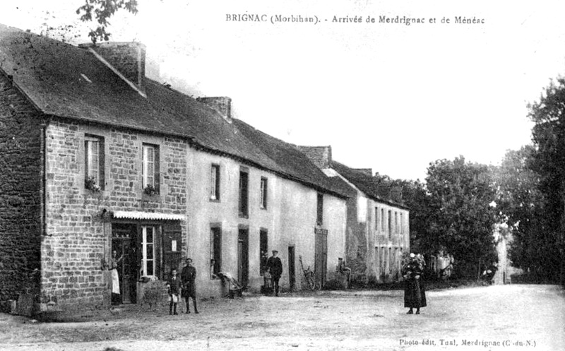 Ville de Brignac (Bretagne).