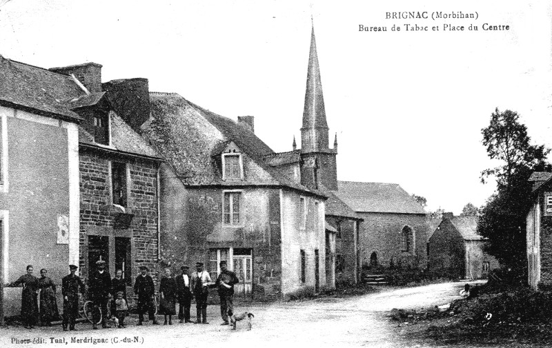 Ville de Brignac (Bretagne).