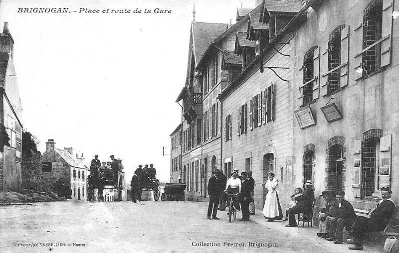 Ville de Brignogan (Bretagne).