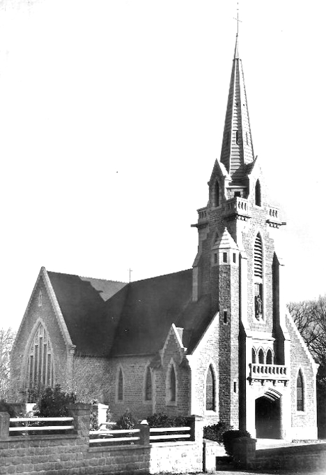 Eglise de Brignogan (Bretagne).