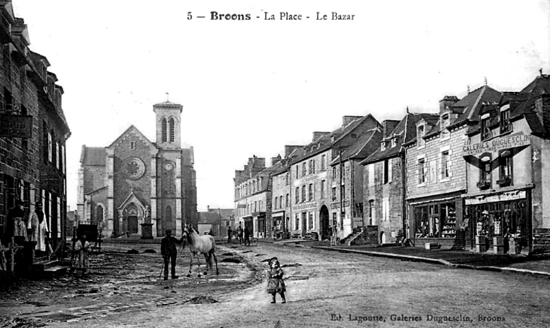 Ville de Broons (Bretagne).