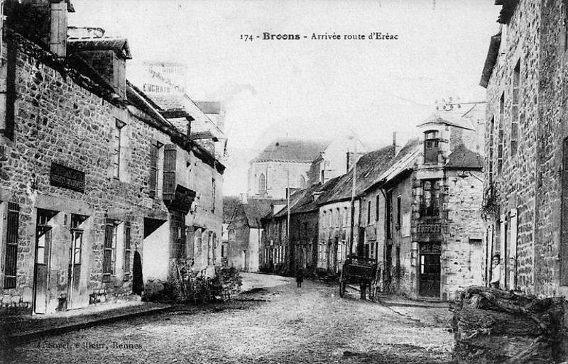 Ville de Broons (Bretagne).