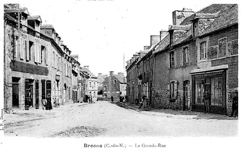 Ville de Broons (Bretagne).