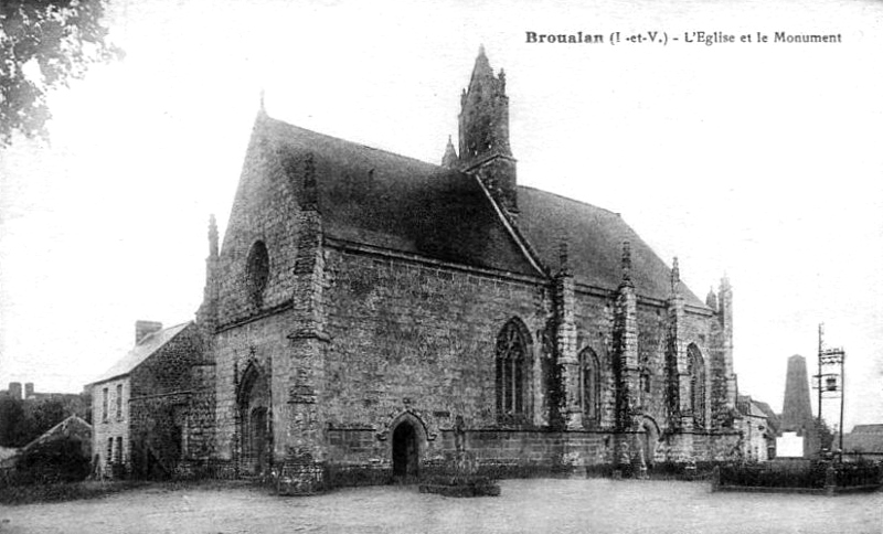 Eglise de Broualan (Bretagne).