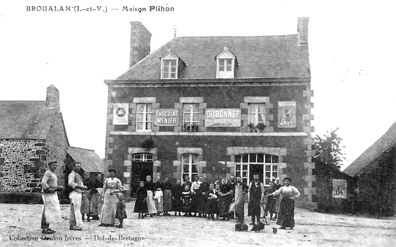 Ville de Broualan (Bretagne).